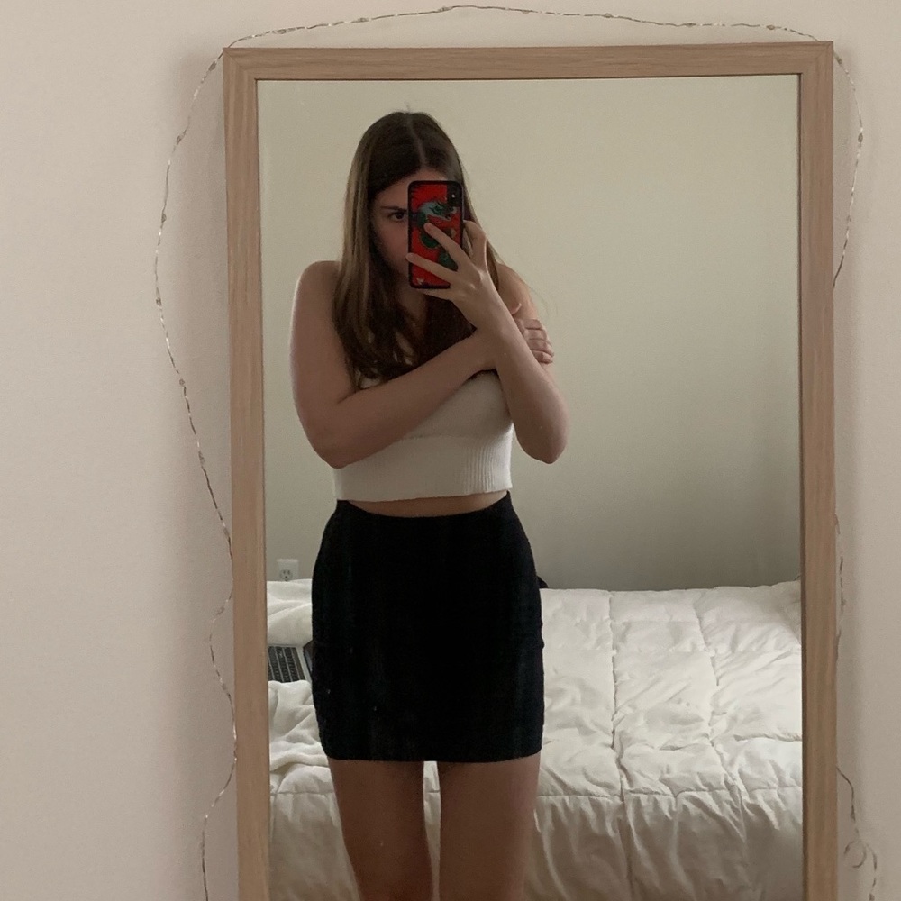 Free People Black Modern Femme Skirt